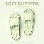 Simple Solid Color Slides, Casual Open Toe Soft Sole Shoes, Comfortable Indoor Home Bathroom Slides