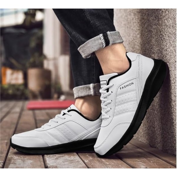 Men's Bowling Shoes - Universal Sliding Soles, Lightweight and Comfortable Sneakers for Men