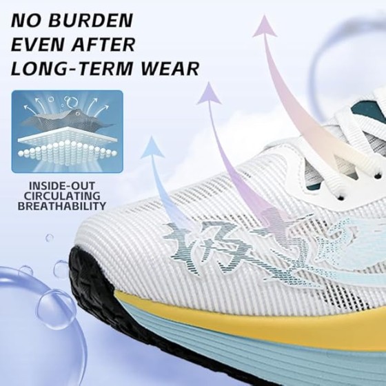 Mens Running Shoes Walking Tennis Shoes for Athletic Workout Gym Casual Non Slip Training Sneakers Breathable Knit Upper Indoor Outdoor